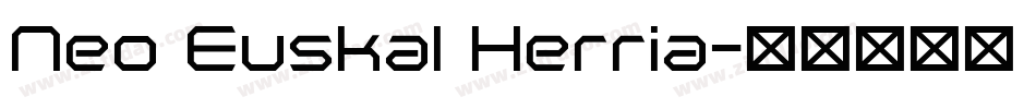 Neo Euskal Herria字体转换